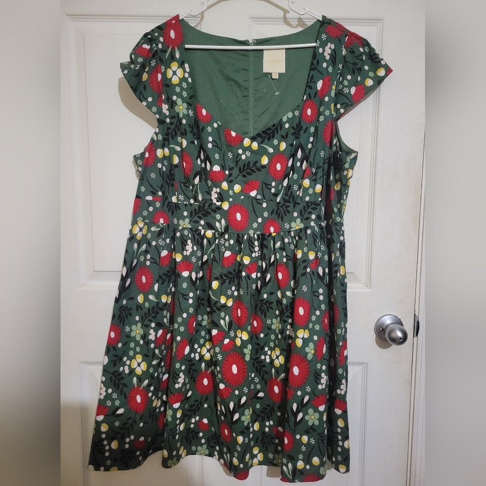 ModCloth Floral Dress
